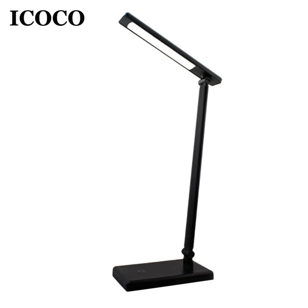 

ICOCO 5W Foldable Table Lamp Universal Reading Book Light Eye Protecting LED Desk Lamp Touch Sensitive Control Light Drop Ship
