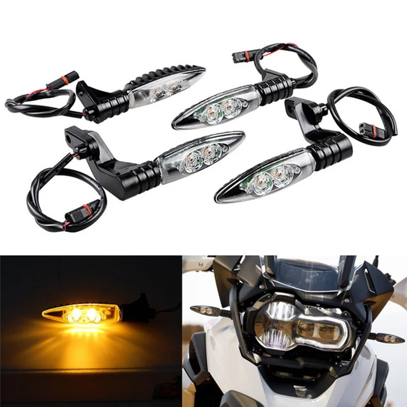 Front Rear Turn Indicator Signal LED Lights For BMW R1200GS F800GS S1000RR F800R K1300S G450X F800ST R nine T                   未标题-4