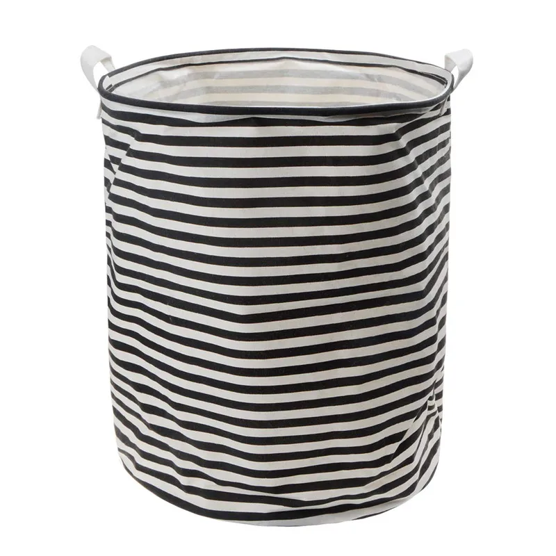 Large Laundry Hamper Bucket Collapsible Baby Laundry Basket Waterproof Canvas Storage Bins Cylindric With Handle For Kids Room Laundry Baskets Aliexpress