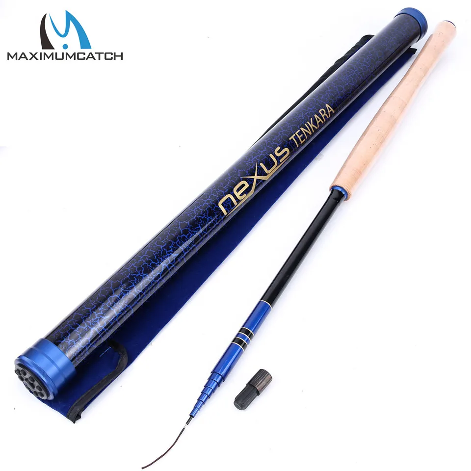 

Maximumcatch 12ft/13ft/13ft6/14ft7 Nexus Tenkara Rod Telescoping Fishing Pole with Rod Sock & Carbon Rod Case Fly Fishing Rod