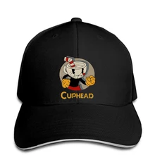 Бейсбол cap Cuphead логотип портрет круг Mens Graphic шапка с принтом женская шапка с принтом