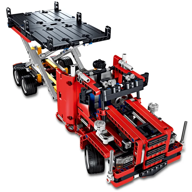 LELE 38042 20021 Technic бортовой грузовик конструктор автомобиль кирпичи игрушечный трейлер 8109 с аккумулятор для двигателя power funtion