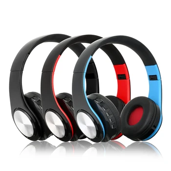 

Wireless Bluetooth Headphones Foldable Stereo Music Headsets TF Card MP3 Player FM Radio 3.5mm Wired Earphone Hands-free w/ Mic
