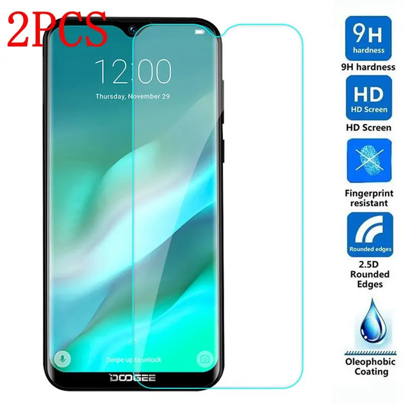 Закаленное стекло 2 5D Для Doogee Y8C шт. защитная пленка Взрывозащищенная Защита