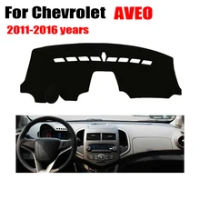 Наклейки RKAC, чехлы для приборной панели автомобиля, коврик для Chevrolet avoe 2011 до, левые диски, коврик для приборной панели автомобиля покрытие для приборной панели, аксессуары