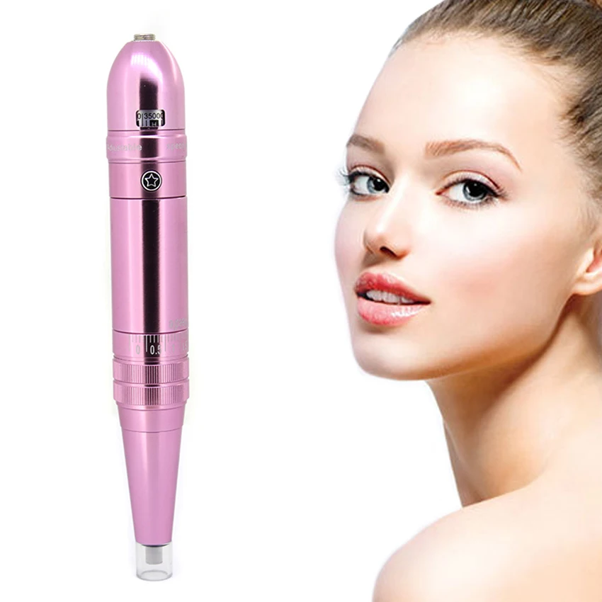 

Permanent Makeup Machine Eyebrow Lip Eyeliner Microblading Rotary Gun Tattoo Machine Pen Beauty Tools for Power Supply Needles