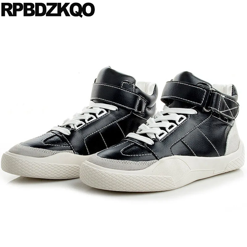 

Spring Autumn High Top Shoes Flats Fur Fashion Sneakers Korean Lace Up White Women Slip Resistant Casual Round Toe Walking