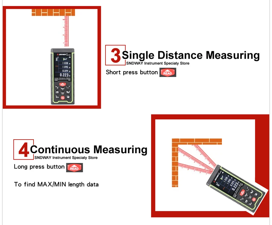 Color Screen Laser distance meter details (6)