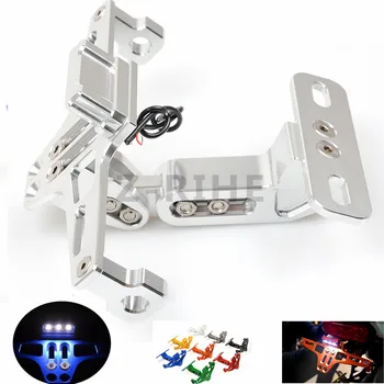 

for Motorcycle License Plate Bracket Licence Plate Holder Frame Number Plate For honda CBR 1000 RR 1000RR CBR1000RR Cbr 600 yzf