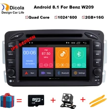 2DIN Android 8.1 Car dvd multimedia player radio For Mercedes Benz W209 W203 W168 ML W163 W463 Viano W639 Vito GPS Navigation BT 2DIN Android 8.1 Car dvd multimedia player radio For Mercedes Benz W209 W203 W168 ML W163 W463 Viano W639 Vito GPS Navigation BT