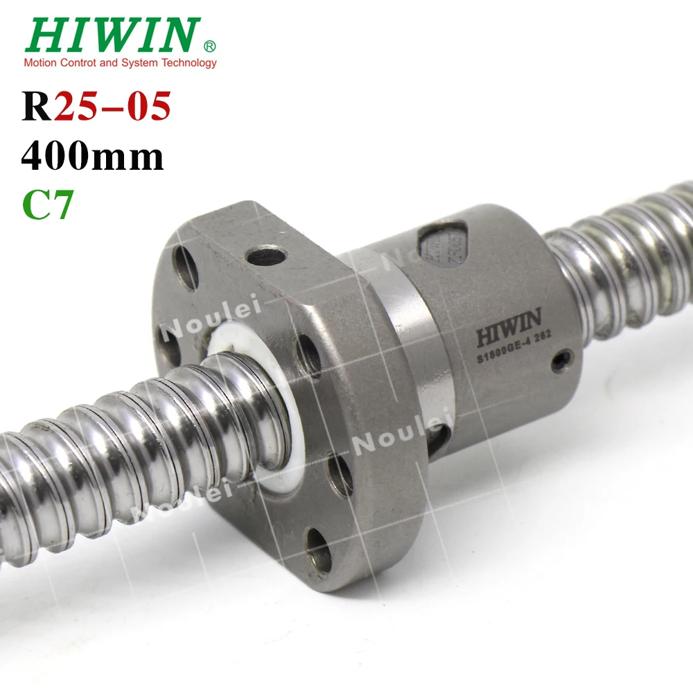 HIWIN FSI 400mm 2505 5mm lead screw cnc ball screw set and end machined