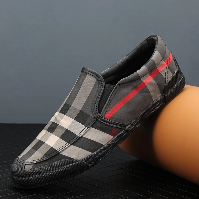 

2019 new canvas shoes men's youth shoes spring and autumn breathable tide men's lazy shoes casual shoes cloth shoes men's shoes