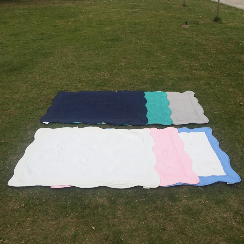 

Wholesale Solid Heirloom Baby Blankets Baby Qulit Swaddle Fleece Kid Wrap DOM103538