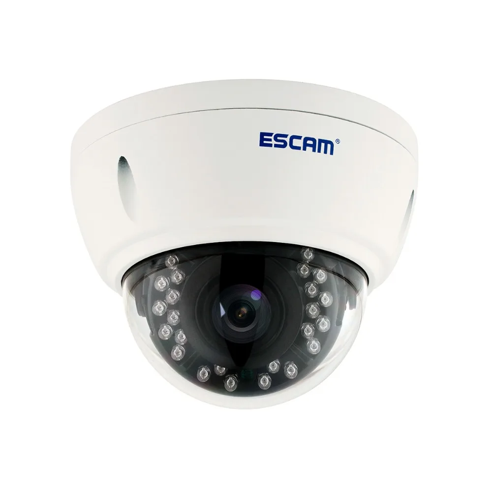 Escam 4.0MP 3.6mm Waterproof IP66 Home Security IP Outdoor Dome Camera Night Vision P2P Home Surveillance Camera Metal Case