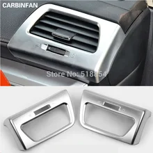 Подходит для HONDA 2012 2013 CRV боковое хромированное вентиляционное отверстие приборной панели Крышка отделка Литье аксессуары стикер