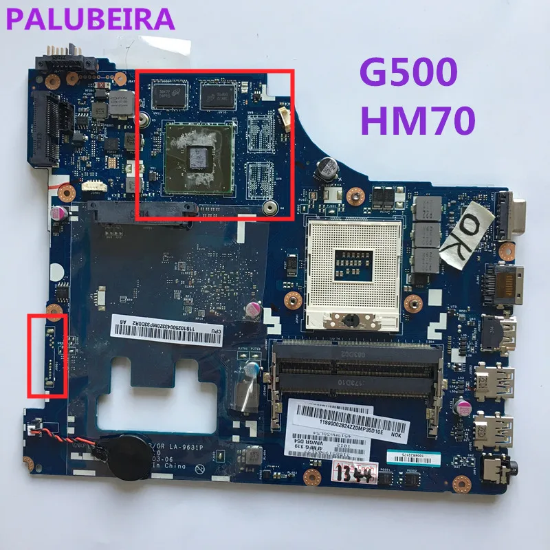 

PALUBEIRA For Lenovo G500 Laptop Motherboard Mother board VIWGP/GR LA-9631P HM70 Fully tested