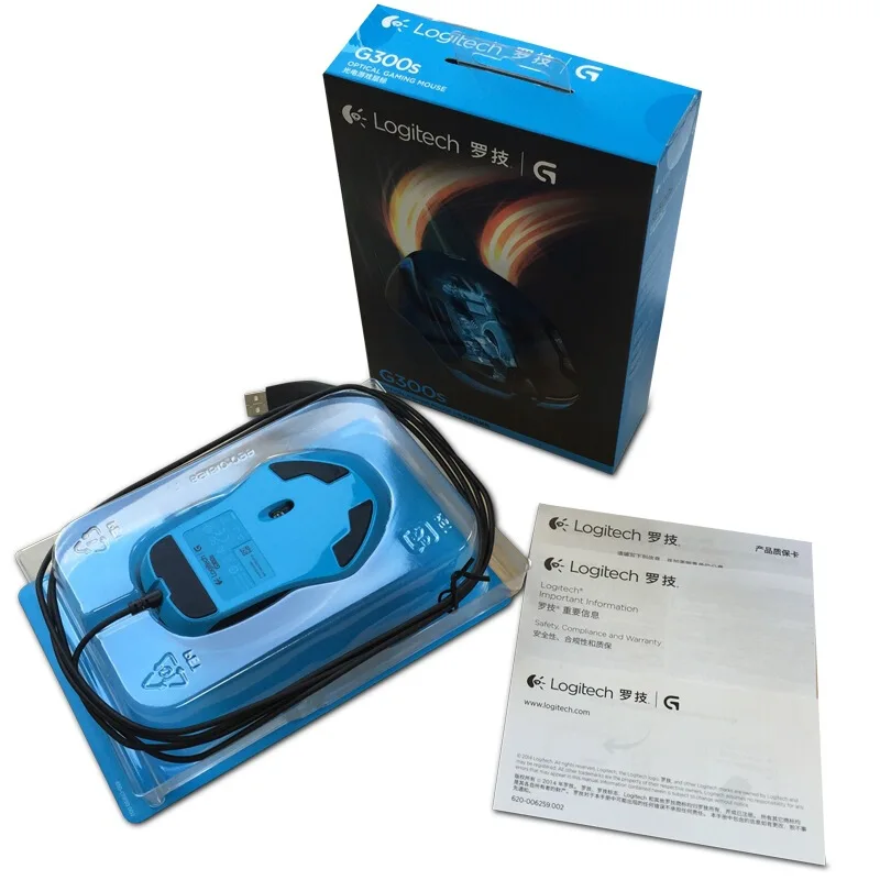 Logitech G300S Wired Gaming Mouse with 2500DPI 9 Rechargeable Programmable Buttons for PC/Laptop Mouse Gamer Designed for MMO Logitech G300S Wired Gaming Mouse with 2500DPI 9 Rechargeable Programmable Buttons for PC/Laptop Mouse Gamer Designed for MMO