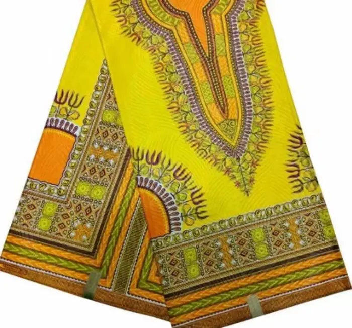 Африканская ткань Дашики последняя африканская вощеная ткань принтом хлопок материал для женщин набедренная ткань 6 ayrds/лот - Цвет: CS550124A12