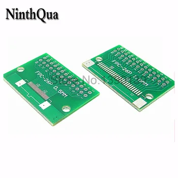 

5pcs/lot 26P FFC FPC Adapter Plate 0.5MM / 1.0MM Pitch to 2.45 mm 26Pin Flat Cable Socket Connector for PCB Board TFT LCD