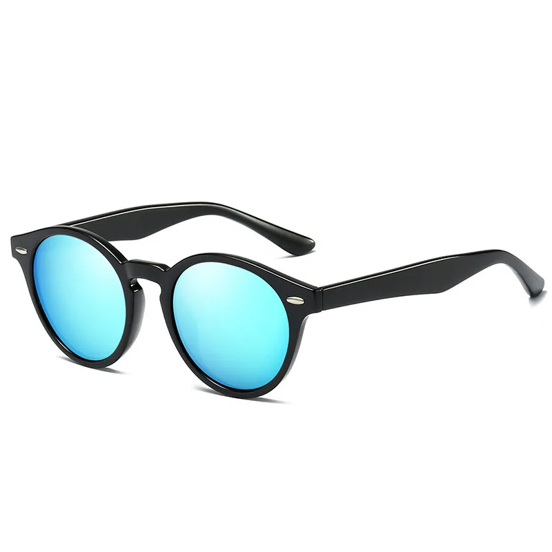 Color 4   Bright Black Frame Blue Mirror