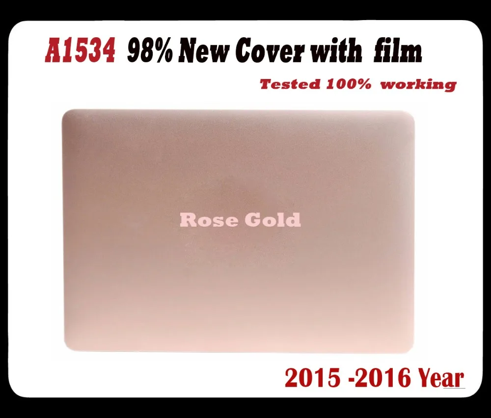 100% рабочая розовое золото Цвет для Macbook retina 12 ''A1534 ЖК экран в сборе LED панель