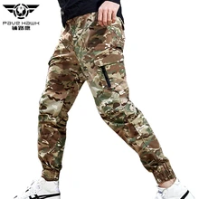 Mens Joggers Sweatpants Skinny Tactical Cargo Pants Men Camo Military Pants Man Casual Trousers Camouflage Women Jogger Pants