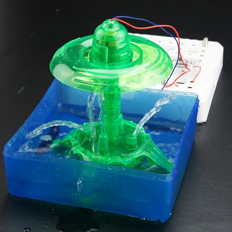Amazing Magic Fountain Assemble  Equipment Science And Education DIY Homemade Toy For Kids Children (2)