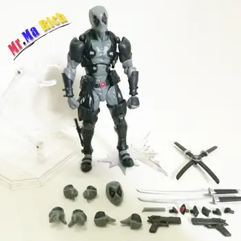 

Super Hero X-men Deadpool Figure Giocattoli Grigio Action Figures Variante Mobili Dolls Scherza Il Regalo Di Natale 16 Cm