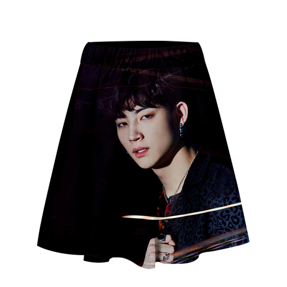 GOT7 юбка Harajuku Повседневное 2019 Новый стиль Harajuku поп юбки новый сексуальный Kpops Для женщин Повседневное Лидер продаж модные юбки