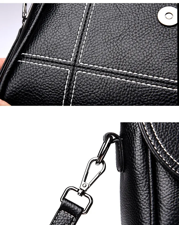 MJ Women Leather Crossbody Bag Female PU Leather Crossbody Handbag Fashion Tassel Messenger Bag Ladies Small Shoulder Bags (20)