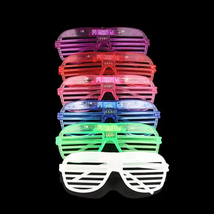 

6color! led Fashion glasses Kids cos play action Game Toys Minecrafter Square Glasses with EVA case gifts for children