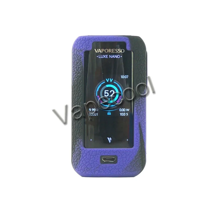 Чехол с текстурой кожи для Vaporesso Lux Nano 80 Вт TC Box mod, силиконовый чехол, гелевый Чехол для Vape Mod Shield