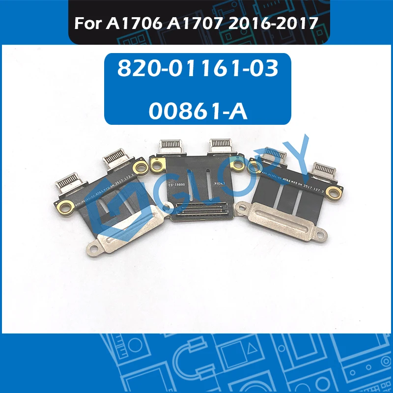Новинка 820-001161-03 00861-A для Macbook Pro Retina 13 &quot15&quot A1706 A1707 Type-C USB-C DC разъем питания 2016 2017 |