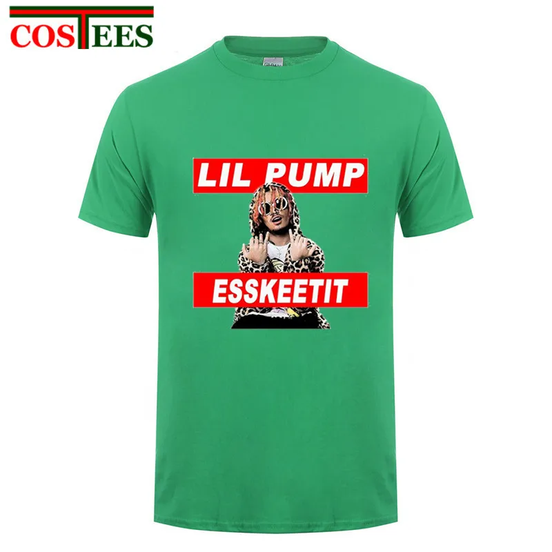 Lil Pump футболки Esskeetit Rap Music хип-хоп с графическим принтом певица Мужская 2018 Модная