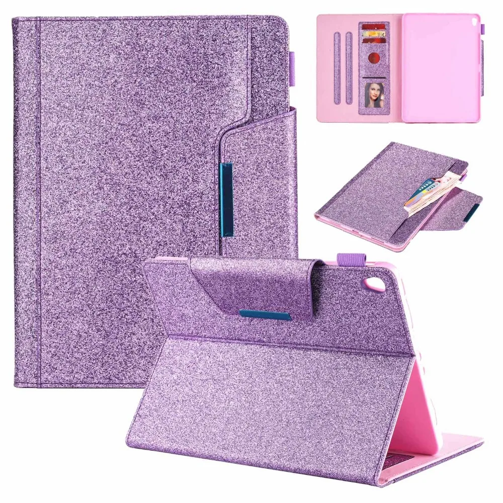 

For Funda iPad Pro 11 Case Glitter Sparkly Folio Stand PU Leather Case with Auto Wake/Sleep Luxury Smart Cover for iPad Pro 11