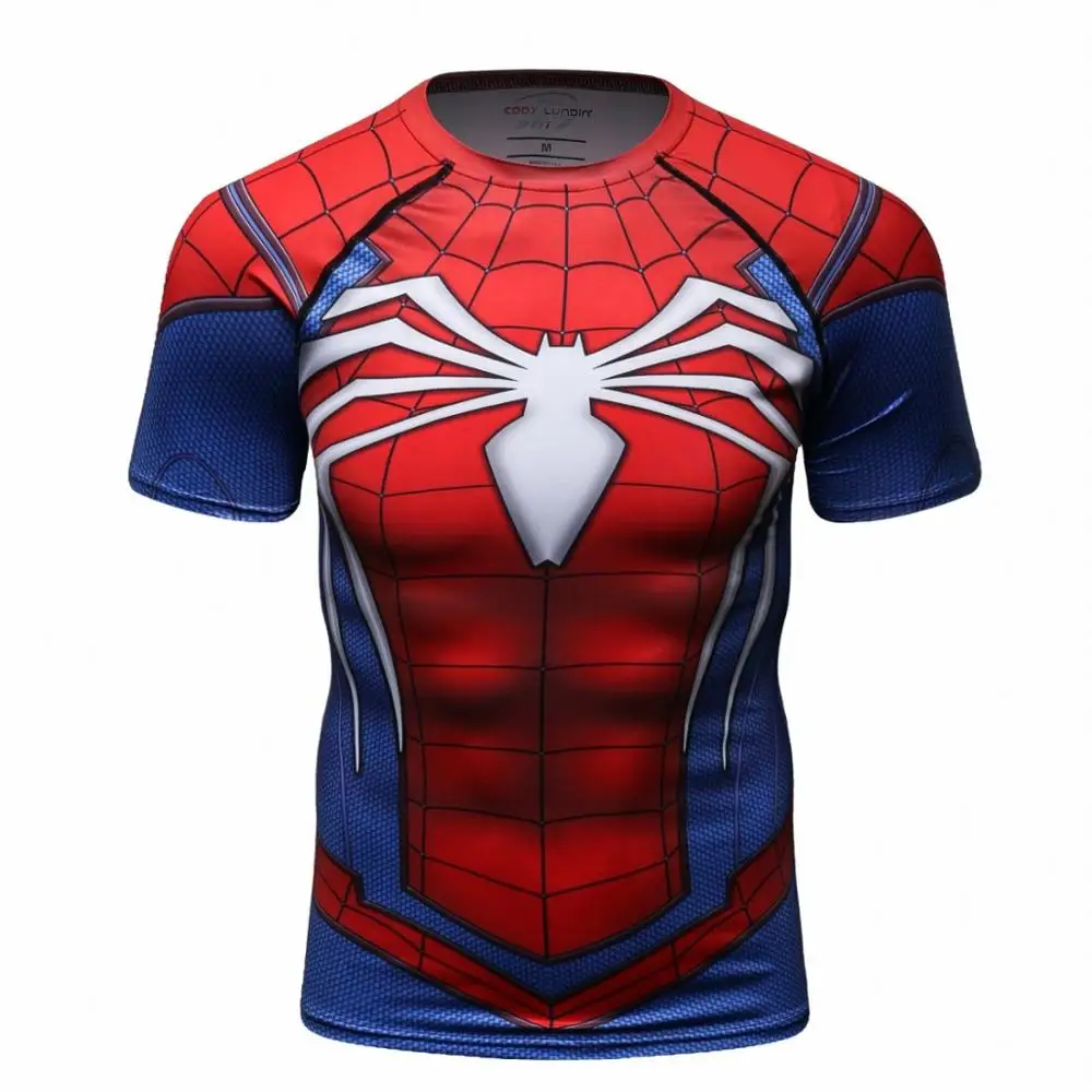 mens superhero compression shirts