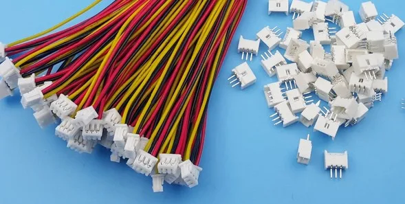 

20 pcs 1.25mm Pitch 3 Pin Male + Female Connector with 28AWG 100mm Leads Cable