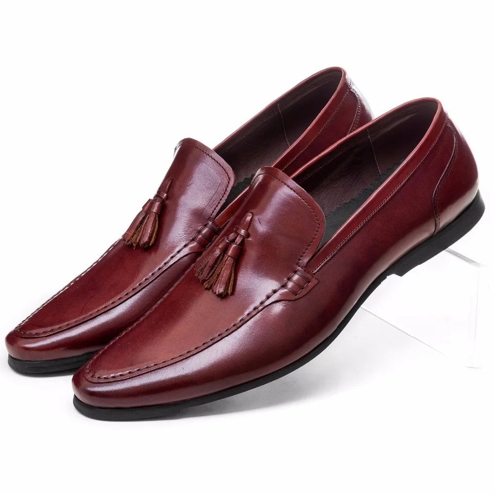 Большой Размеры EUR45 коричневые/черные мокасины; Мужская обувь; сезон лето; обувь для вождения; обувь из натуральной кожи Туфли без каблуков; лоферы; мужская повседневная обувь - Цвет: Brown tan