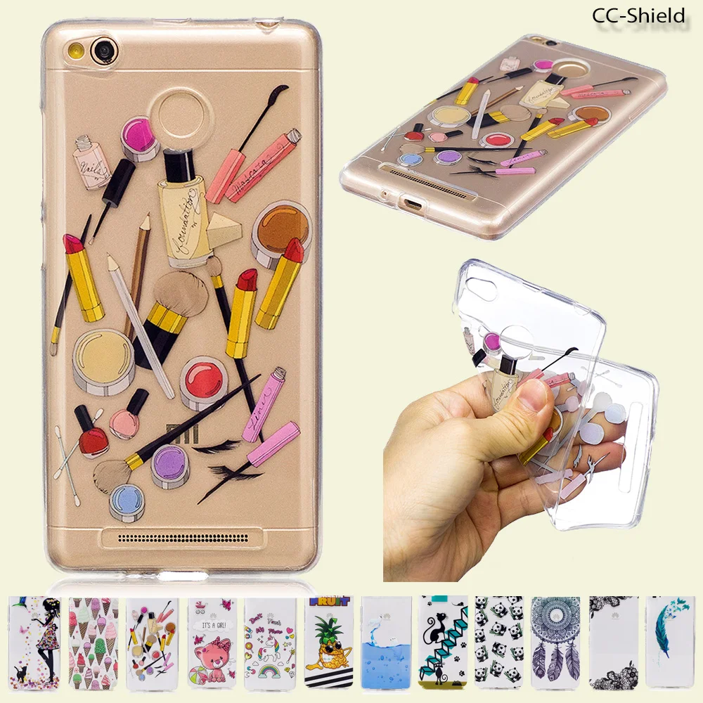 Fitted Case for Xiaomi Redmi 3S 3 S Red mi3S Luxury fashion TPU Frame Phone Soft Silicone Redmi3S cases |