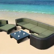 Горячая Распродажа года Весна поступление дешевые светодиодные ротанга открытый круглый мебели для гостиной