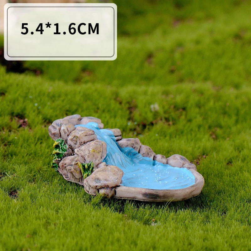 1pc DIY Fairy Micro Landscape For Garden Lawn Mountain Stream Ornament Home Garden Furniture Minature Craft Accessory 1pc DIY Fairy Micro Landscape For Garden Lawn Mountain Stream Ornament Home Garden Furniture Minature Craft Accessory