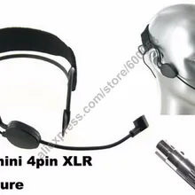 MICWL ME3-ULX головка конденсатора головной Ношение гарнитура микрофон для Shure беспроводной