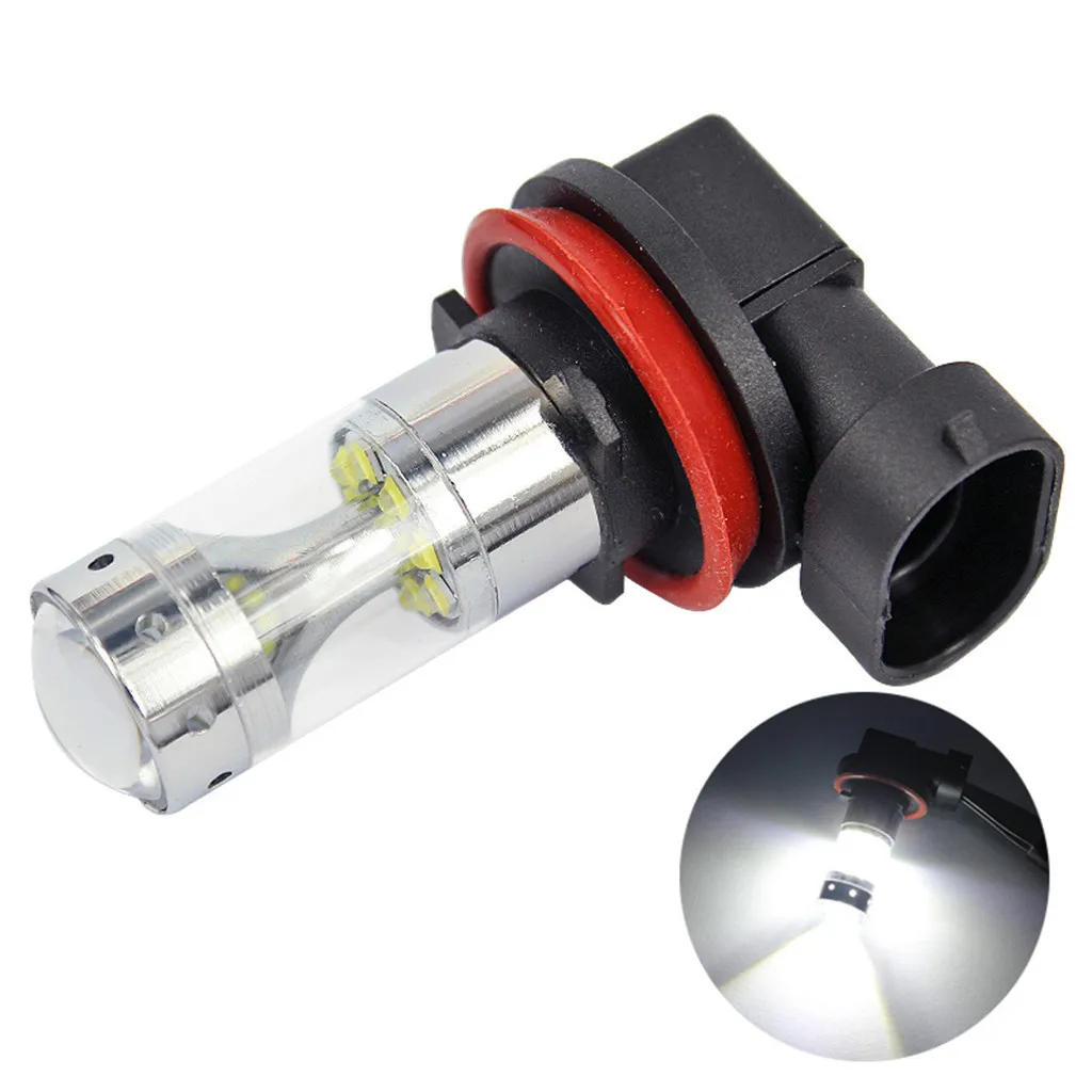 

Light Bulbs For Cars 1Pcs Bright White 6500K H11 LED Fog Daytime Light Lamp Bulb Driving Light LED Fog Lights For Car