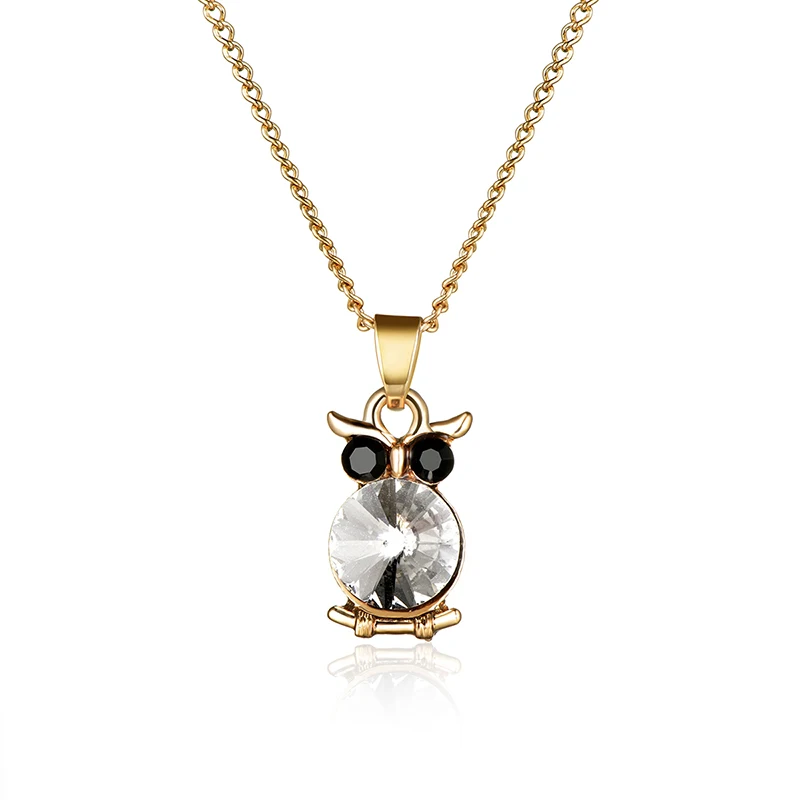Fashion Jewelry Sets Owl Necklace &amp Earrings Wedding for Women Pendant Long Chain Gift Valentine Gifts | Украшения и