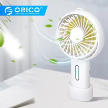 ORICO USB Fan Cooler Adajustable Handheld Mini USB Air Cooling Fan Portable Desktop Office Fan Dual Use Home Student Dormitory ORICO USB Fan Cooler Adajustable Handheld Mini USB Air Cooling Fan Portable Desktop Office Fan Dual Use Home Student Dormitory