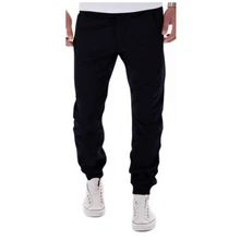 2017 New Design Casual Men Pants Cotton Slim Pencil Pants Fashion And Leisure Khaki Black Pants Men Joggers Pantalon Homme XXXL