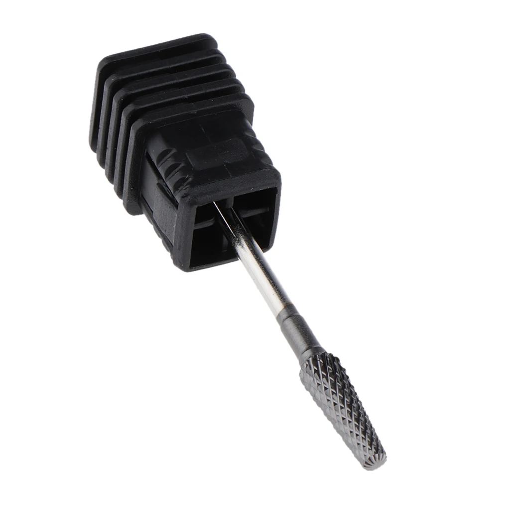 MagiDeal Nail Sanding Drill Bit Tungsten Steel Rotary Griding Head Bit for Electric Manicure Nail Cuticle Polish Gel Clean