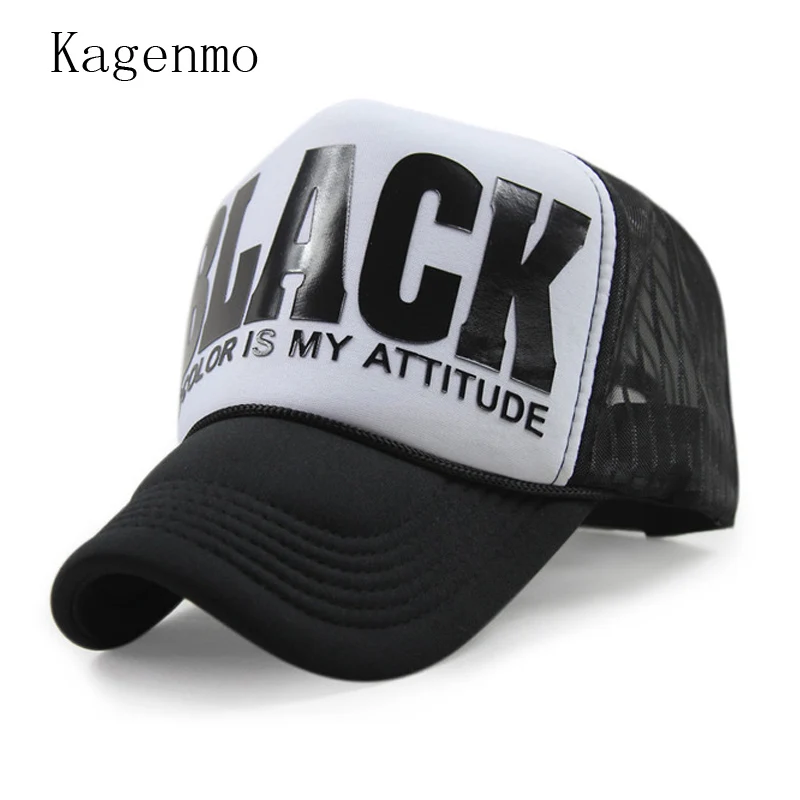Kagenmo весенний грузовик шапки человек Солнце летом бейсболка Осенняя мода сетки шляпа 6 видов цветов 1 шт. Новый прибыть