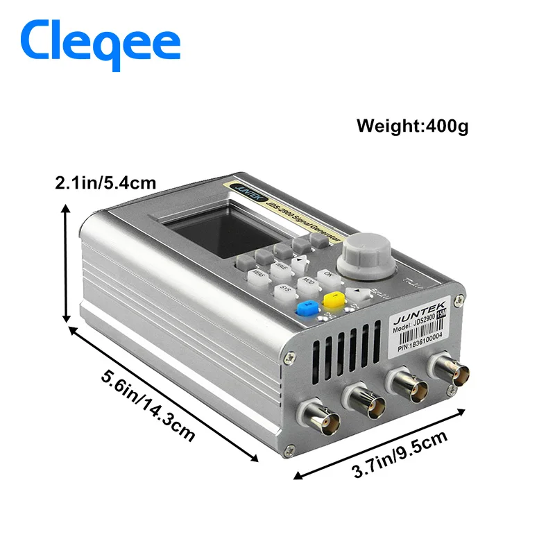 Двухканальный генератор сигналов DDS Cleqee JDS2900 30 МГц с цифровым управлением|signal