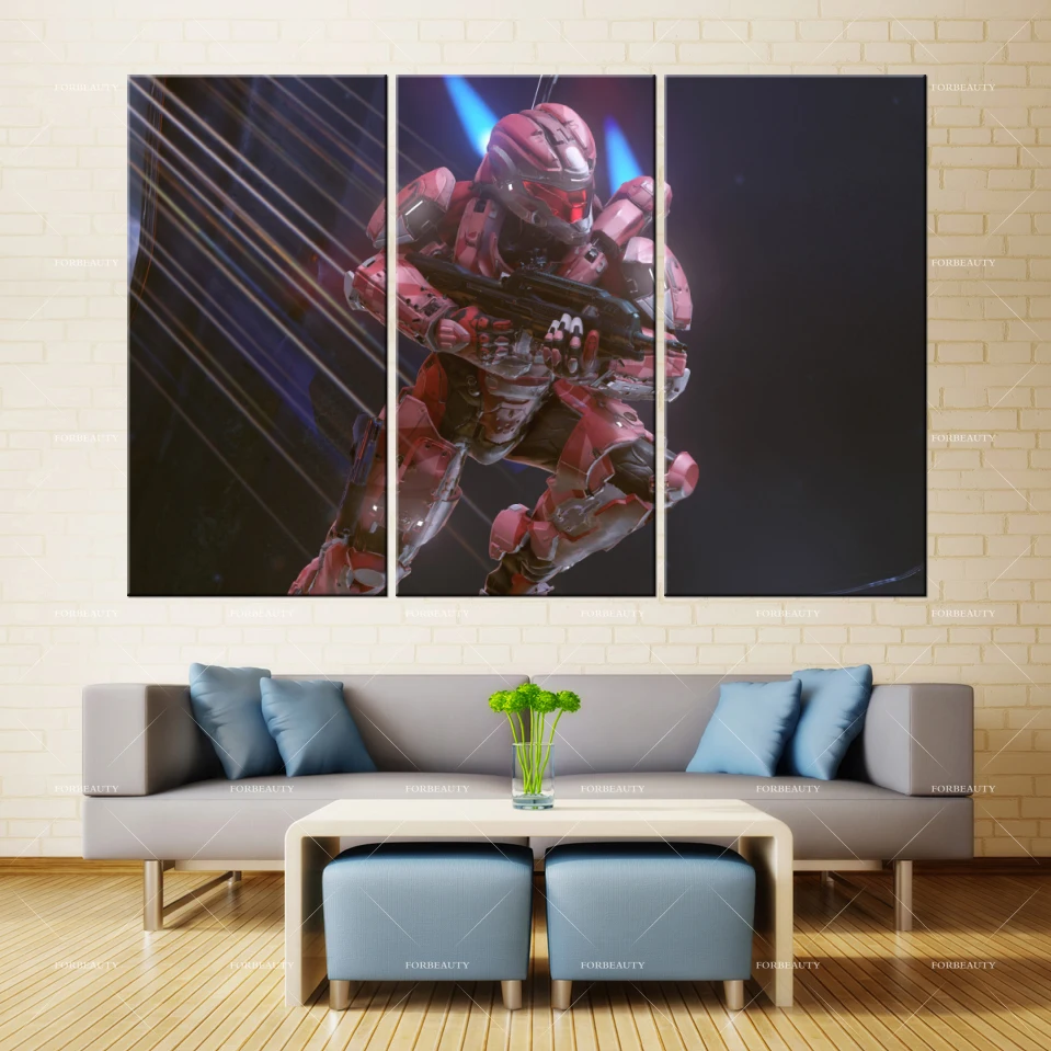 3 panel Modern Home Art Wall HD Picture Canvas printings Living Room Decoration Theme Halo5 2230 | Дом и сад